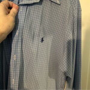 Ralph Lauren Light Blue Plaid Shirt